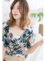 ヘアアンドビューティー ミック(Hair & Beauty miq)&nbsp;リラクシーな揺れ落ちヴェールウェーブb