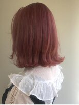 チェルシー 梅田(CHELSEA)&nbsp;［CHELSEA］ピンクカラー×ボブ×外ハネ☆お客様スタイル