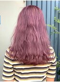愛されピンク ゆるウェーブ