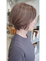 アイル(I'll)&nbsp;【Hair Make I`ll 奈良】ミセスハイライトショート