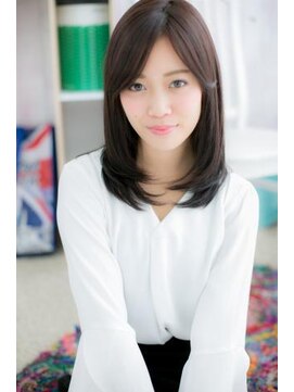 ミック ヘアアンドメイク アップ 駒込店(miq Hair&Make up) 大人かわいい★黒髪ダークアッシュワンカールa1