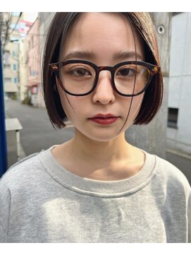 ミンクス 青山店(MINX) 前上がりぷつんとボブ