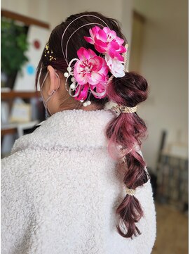 ヴァニラ(Vanilla) 成人式前撮りヘアセット