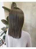 オリーブグレージュ//赤み消し/髪質改善トリートメント