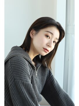 エクリ(equri×SHISEIDO) 外ハネストレートアレンジ×ツヤカラー