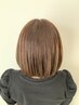 【月火限定】白髪染め（フルカラ-）+髪質改善3stepトリ-トメント+ヘッドスパ