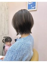 ロンドアジュール 横浜(Lond azur)&nbsp;くびれボブ！外はねボブ！アッシュグレーカラー！横浜ボブ！