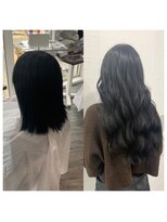 クラン ヘアーアンドスタジオ(CLAN hair & studio)&nbsp;ハイトーンエクステブリーチインナーミルクティーベージュ