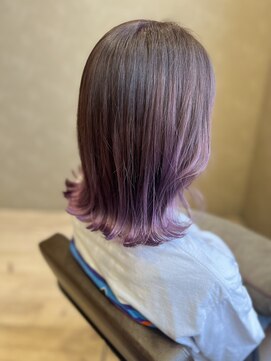 ココンヘアー(KOKON hair) エアタッチ × ピンクパープル