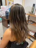 クラップス 横須賀中央店(CLAPS)&nbsp;ミルクティーベージュダブルカラーインナーカラーケアブリーチ