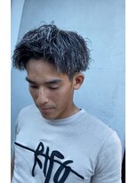メンズバイココテラス 豊中(men's by cocoterace) メンズカット/ツイストスパイラル/ホワイトメッシュ