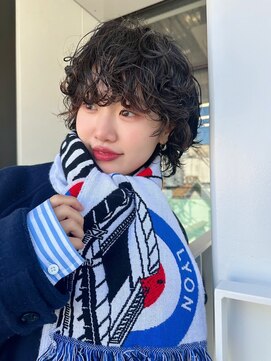 ホロ(hollo) ショートウルフパーマプードルパーママッシュパーマ