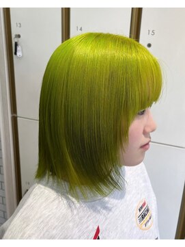 ハレル 戸塚(HAREru.) ネオンカラー　キミドリ