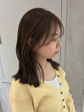 ヨーク(YOKE) 【YOKE】ブリーチ無しベージュダブルカラーアッシュベージュ