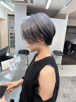 ヴェイン 渋谷(vain)&nbsp;ショートウルフ/くすみカラー/センターパート/小顔