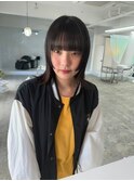 ホワイトグレージュ/デジタルパーマ/チェリーブラウン/宜野湾