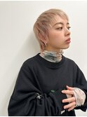【寺本】レディースハイトーンショートヘア