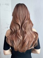 アイティー バイ アルバム 中野店(IT by ALBUM)&nbsp;ロングくびれヘア顔周りレイヤーチェリーブラウン_ba506512