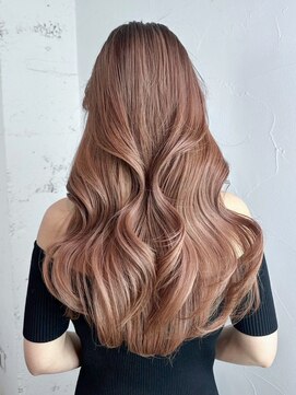 アイティー バイ アルバム 中野店(IT by ALBUM) ロングくびれヘア顔周りレイヤーチェリーブラウン_ba506512