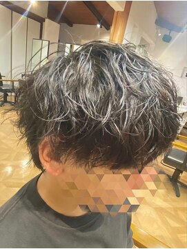 エイルヘアー トウカダイ(AYL hair toukadai) 波巻きパーマ×シャドウパーマ/メンズパーマ