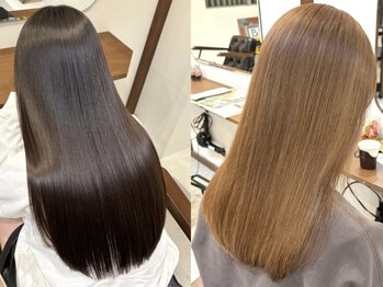 ルイ(ROUIS produced by LUCK 津田沼)の写真/《エイジング毛もブリーチ毛もうる艶に》大人女性の髪悩みに合わせオーダーメイドトリートメントをご提供＊