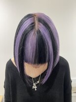 モニカ 栄店(MONIQA)&nbsp;lavender×black color