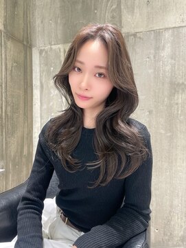 レイヤーカット/ヨシンモリ/グレーブラウン/20代/30代