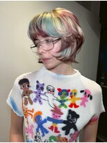 ヌル 原宿店(Null)&nbsp;オーダーメイド/ケアブリーチカラー/セクションカラー/姫ウルフ