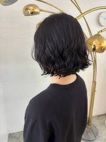 ユラギフロムユイマァル 水島店(YURAGI from YUIMARL)&nbsp;ニュアンスパーマ30代40代50代レイヤーボブ外ハネボブくびれヘア