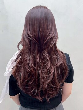 アルバム 銀座(ALBUM GINZA) オリーブベージュロンググレージュ顔周りレイヤー_ba561841