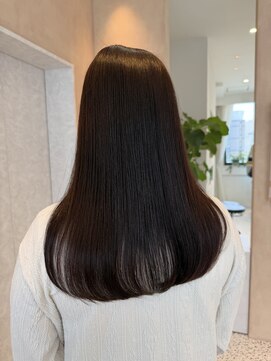 オン キャナルシティ博多前店(on) 【中里恵梨】大人カラー/ピンクベージュ/艶カラー/ケアカラー