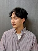 くせ毛を活かしたパーマ風【理容室】品川/浜松町/新橋/南大井/