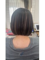 ラグーナ(Laguna)&nbsp;2026春◎ミニボブ】切りっぱなし/地毛風ハイライト/髪質改善