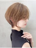 丸みショート/カーテンバング/顔周りカット/ダークブルー☆405