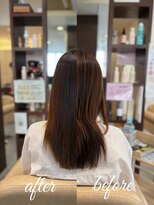 ファム 横川店(femme) 【美髪】30代髪質改善ストレート/広島/西区/横川/縮毛矯正/水素
