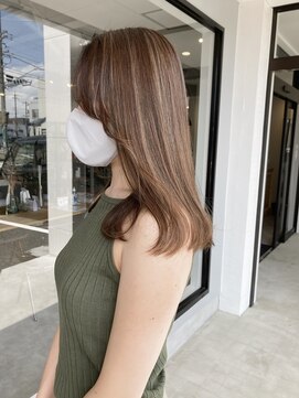 ナンバー(number+) 20代30代40代ハイライト外国人風カラープラチナアッシュ