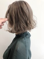 ラノバイヘアー(Lano by HAIR) 【lano by hair 】　セミウェットウェーブオリーブカラー