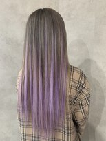 アンシュシュ(UN CHOU-CHOU)&nbsp;ホワイトパープルハイライト