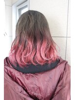 ジウ 上通り(JIU)&nbsp;20代30代40代☆大人可愛いグラデーションピンクグラデーション