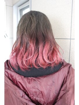 ジウ 上通り(JIU) 20代30代40代☆大人可愛いグラデーションピンクグラデーション