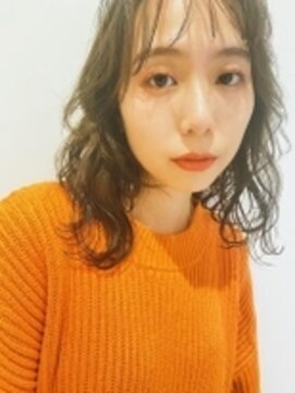 フラミューム たまプラーザ(flammeum) シースルバングウェーブミディ【たまプラーザ】