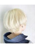 ホワイトブロンドショート☆