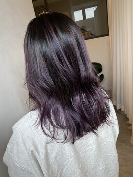 フィゼル 福島店(fizelle) ラベンダーバレイヤージュ