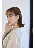 切りっぱなしボブ