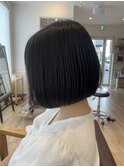 ボブ/カーキグレージュ/マッシュショート/フェザーバンク[上尾]