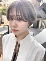 ヌード(NUDE)&nbsp;NUDE 10代20代30代40代 シースルーバングマッシュベリーショート