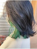 イヤリングカラー×green