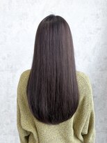 デミヘアー(Demi hair) チョコレートブラウン×ストレートヘア