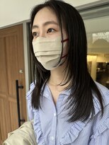 インビテーション(invitation) 黒髪・レイヤーロング・ロングストレート・髪質改善