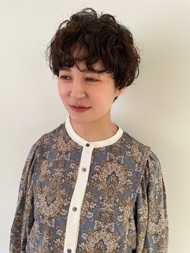 ガリカ 博多(Gallica) 【石河安奈】大人ハンサムショート/くせ毛風パーマ×簡単セット